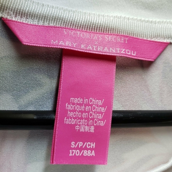 VS Victorias Secret x Mary Katrantzou designer floral womens small shirt top - Picture 4 of 5